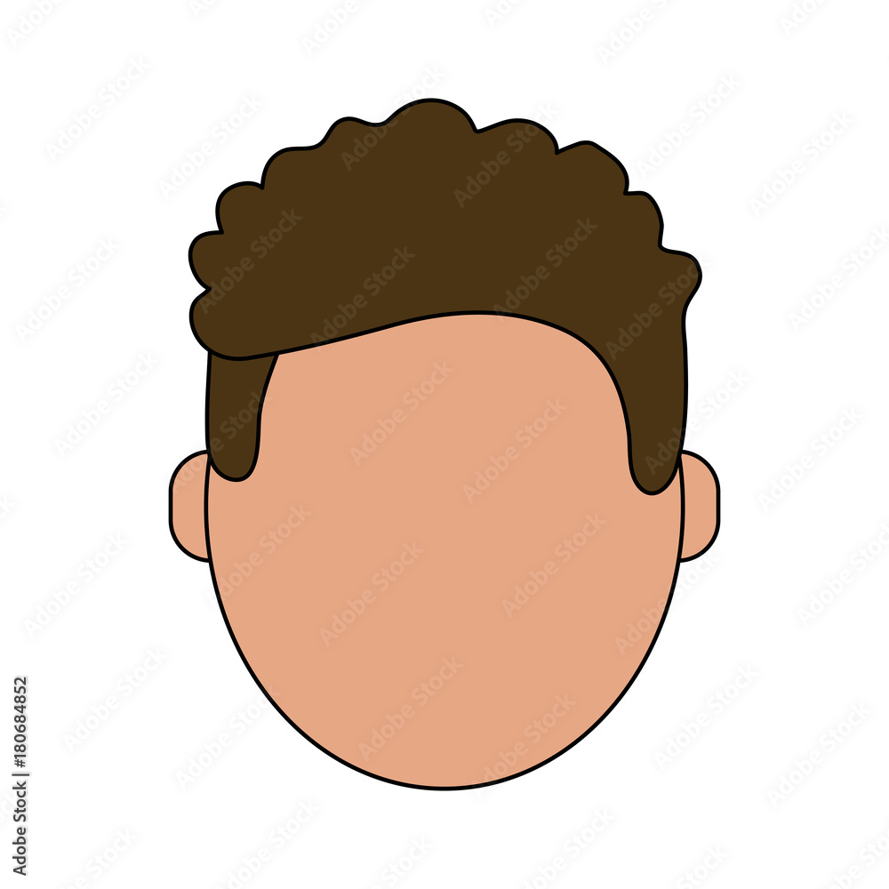 Man faceless cartoon icon vector illustration graphic design Man faceless cartoon icon vector illustration graphic design