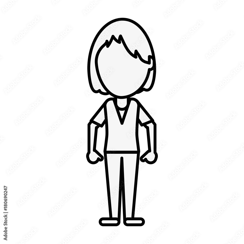 Woman faceless avatar icon vector illustration graphic design Woman faceless avatar icon vector illustration graphic design