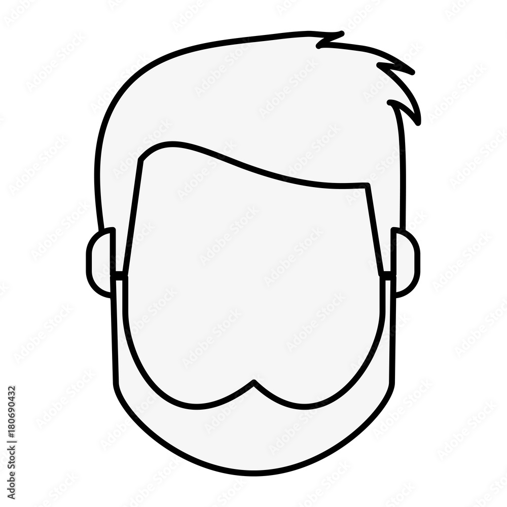 Man faceless avatar icon vector illustration graphic design Man faceless avatar icon vector illustration graphic design