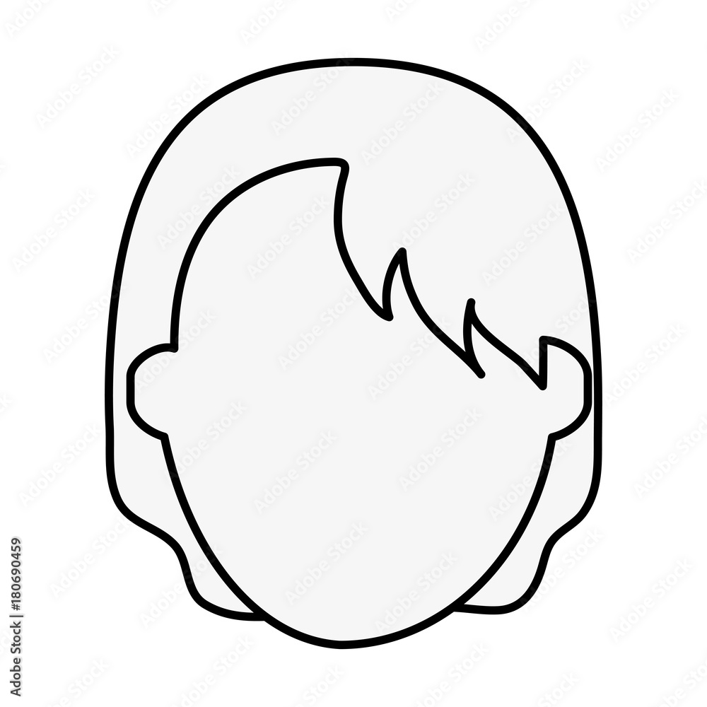 Woman faceless avatar icon vector illustration graphic design Woman faceless avatar icon vector illustration graphic design