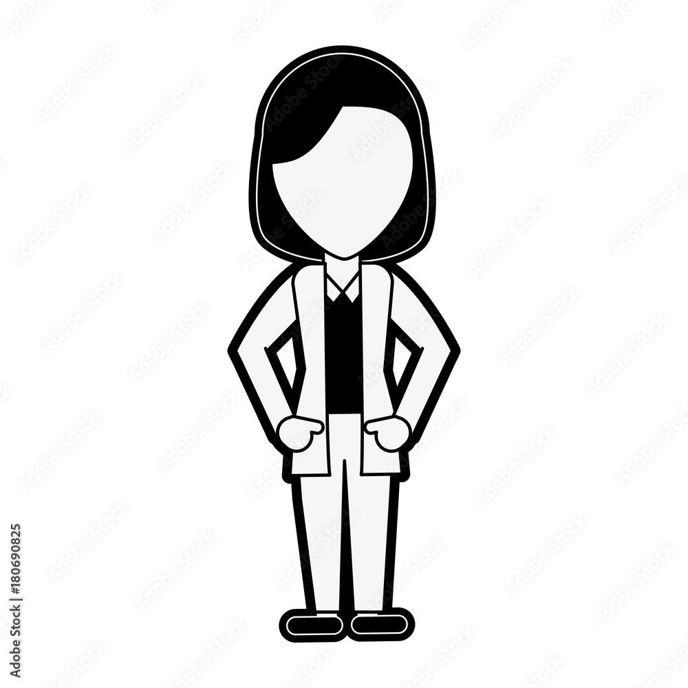 Woman faceless avatar icon vector illustration graphic design Woman faceless avatar icon vector illustration graphic design