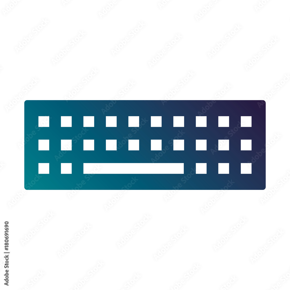 keyboard technology digital gadget image vector illustration keyboard technology digital gadget image vector illustration