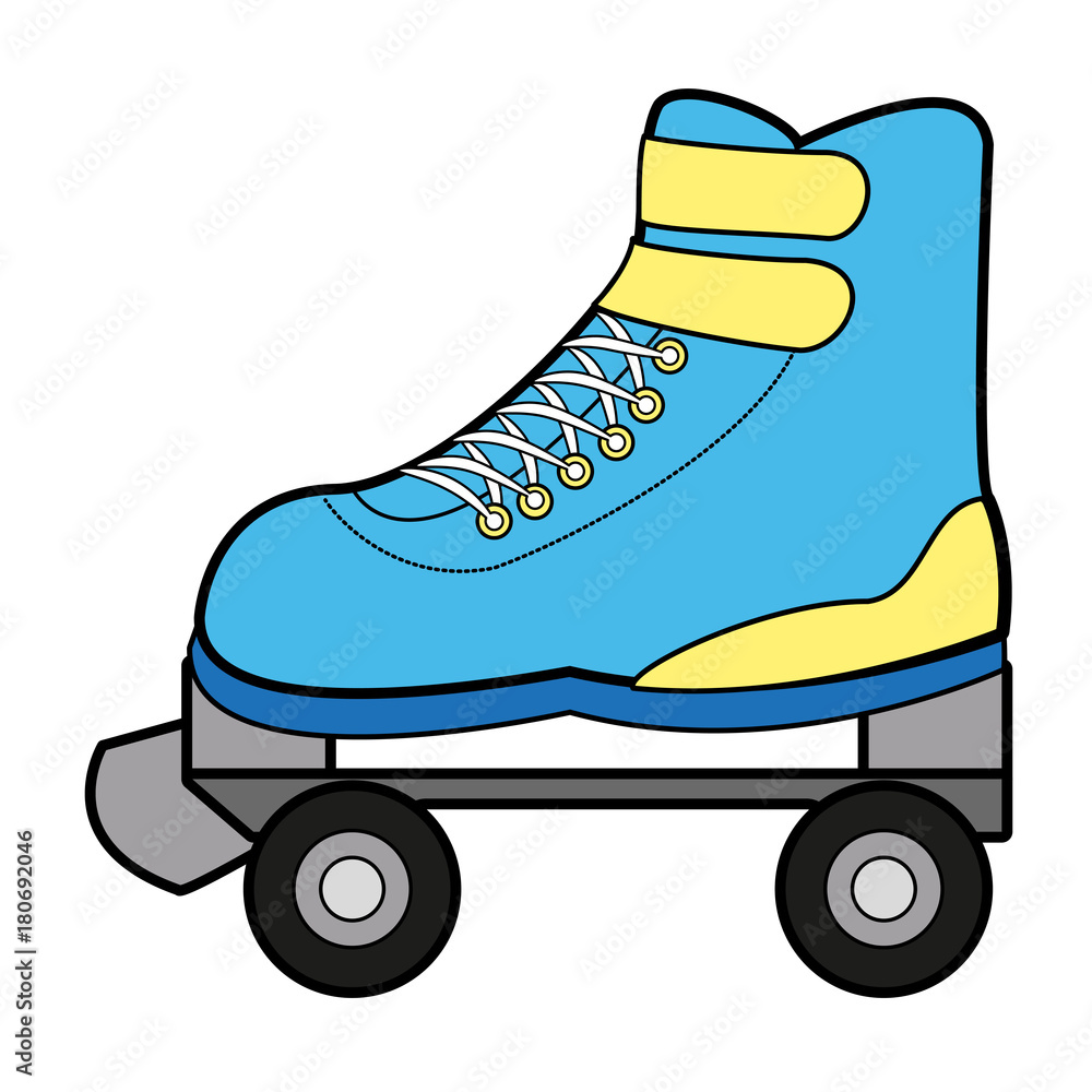 Roller skate isolated icon vector illustration graphic design Roller skate isolated icon vector illustration graphic design