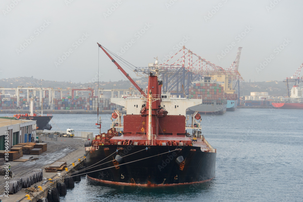 Fototapeta premium Vessel moored