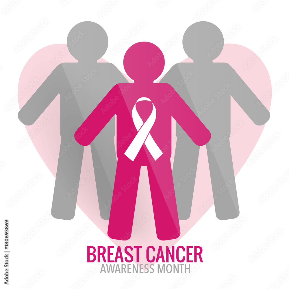 custom made wallpaper toronto digitalBreast Cancer Awareness Month background design. Breast cancer awareness pink ribbon. Vector Illustration