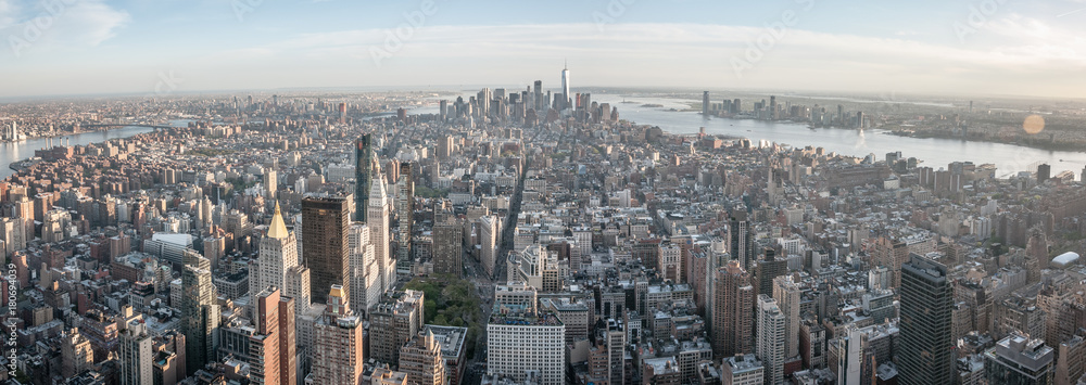 Fototapeta premium panorama skyline new york