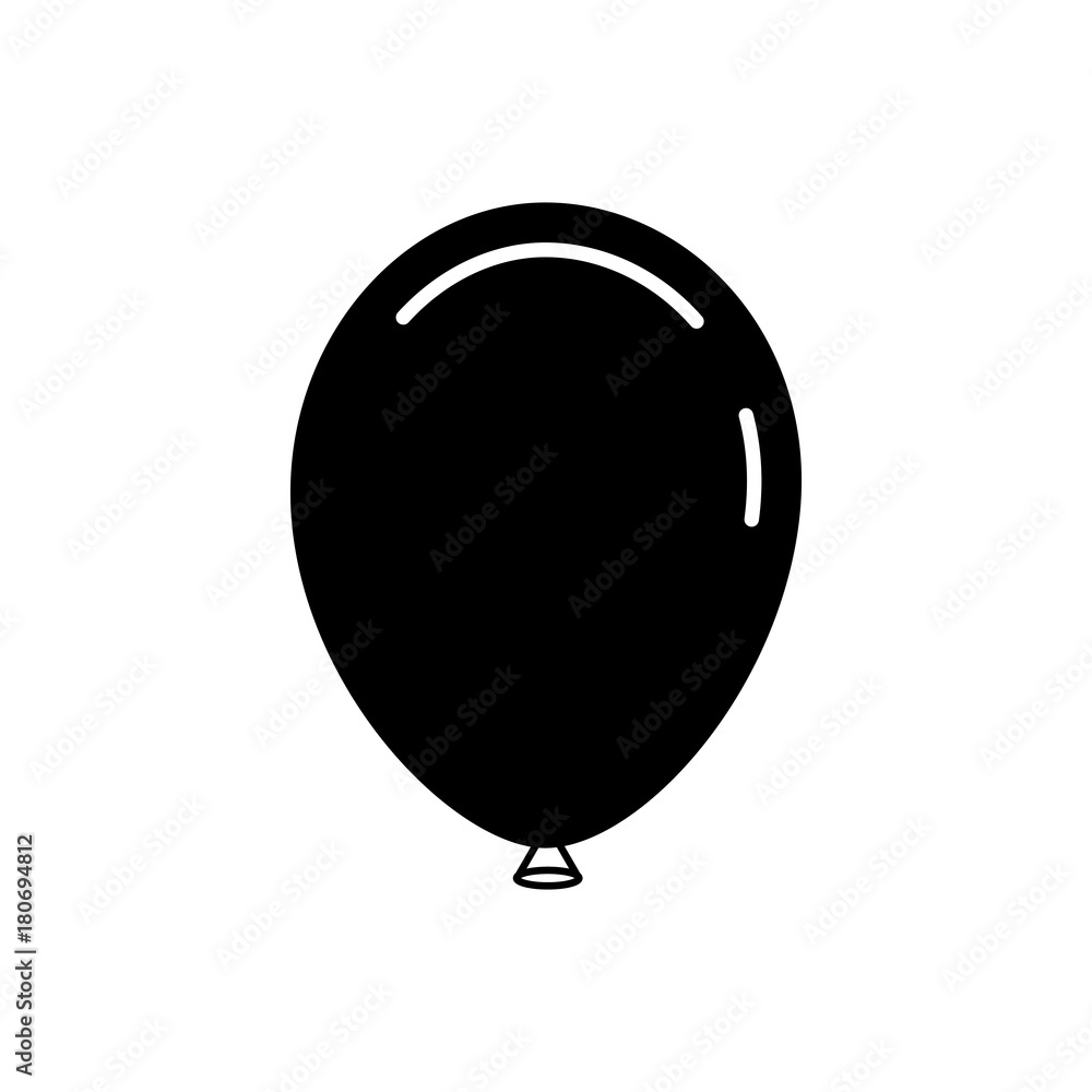 balloon decoration ornament event happy vector illustration balloon decoration ornament event happy vector illustration