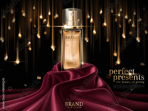 Luxury skin toner ads