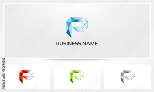 Letter P Alphabet Polygon Mesh Transparent 