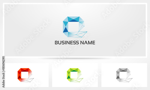 Letter Q Alphabet Polygon Mesh Transparent 