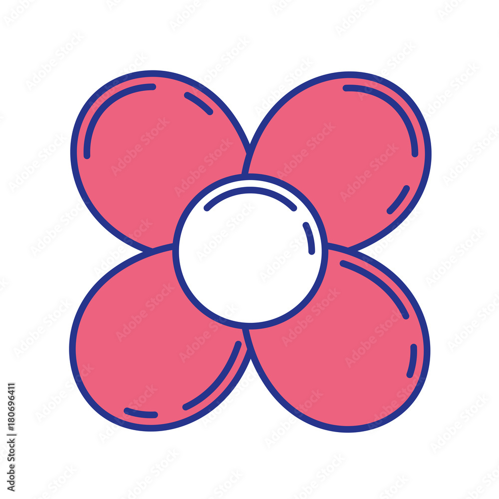 balloons decoration shaped flower celebration vector illustration balloons decoration shaped flower celebration vector illustration