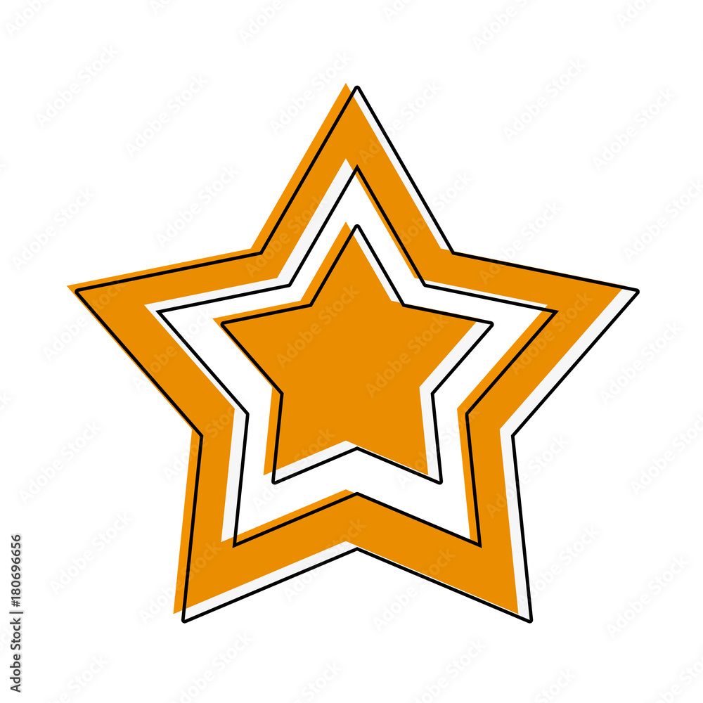 Star shape symbol icon vector illustration graphic design Star shape symbol icon vector illustration graphic design