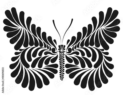Butterfly decorative vector illustration