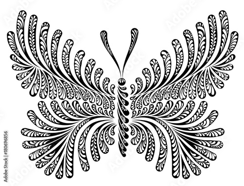 Butterfly decorative vector illustration