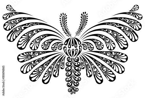 Butterfly decorative vector illustration
