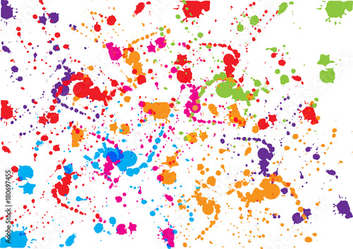 abstract vector splatter color design background. illustration vector design.