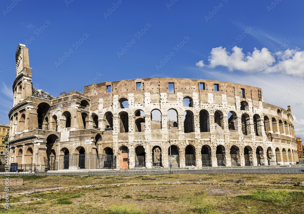 View of the Colosseum, Rome, Italy
