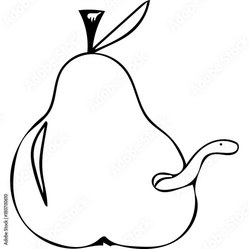 worm of a pear