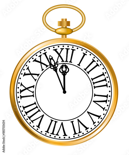 golden pocket watch