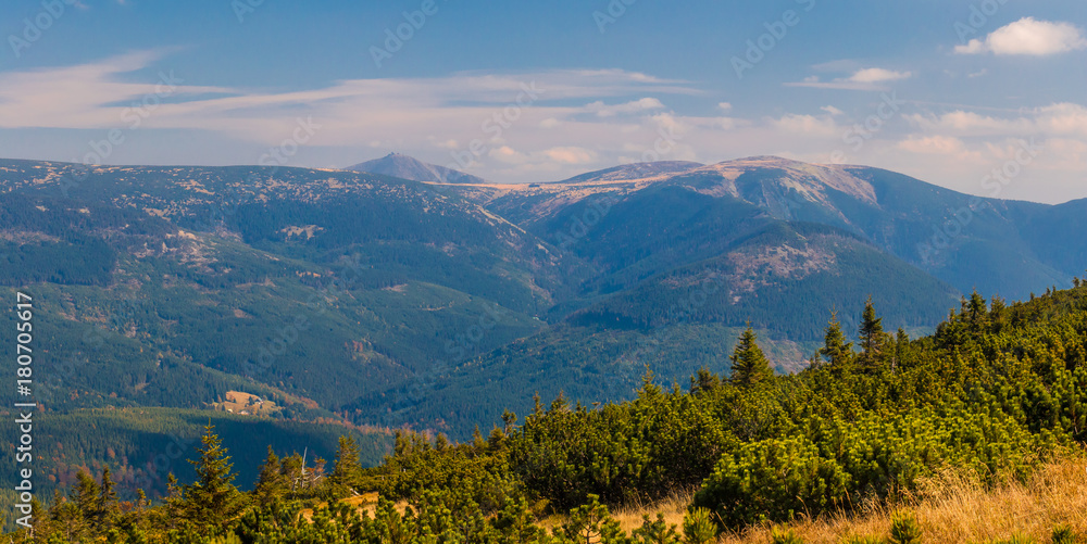 panorama of the Giant Mountains