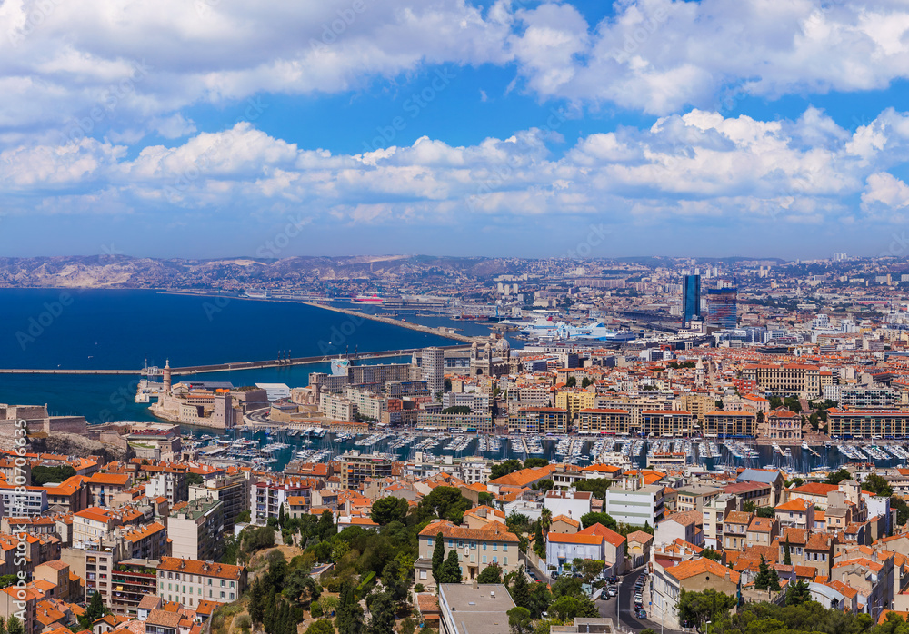 Fototapeta premium Marseille panorama - France