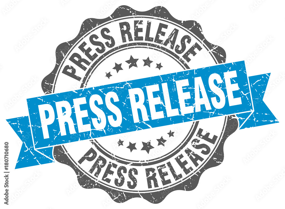 Fototapeta premium press release stamp. sign. seal