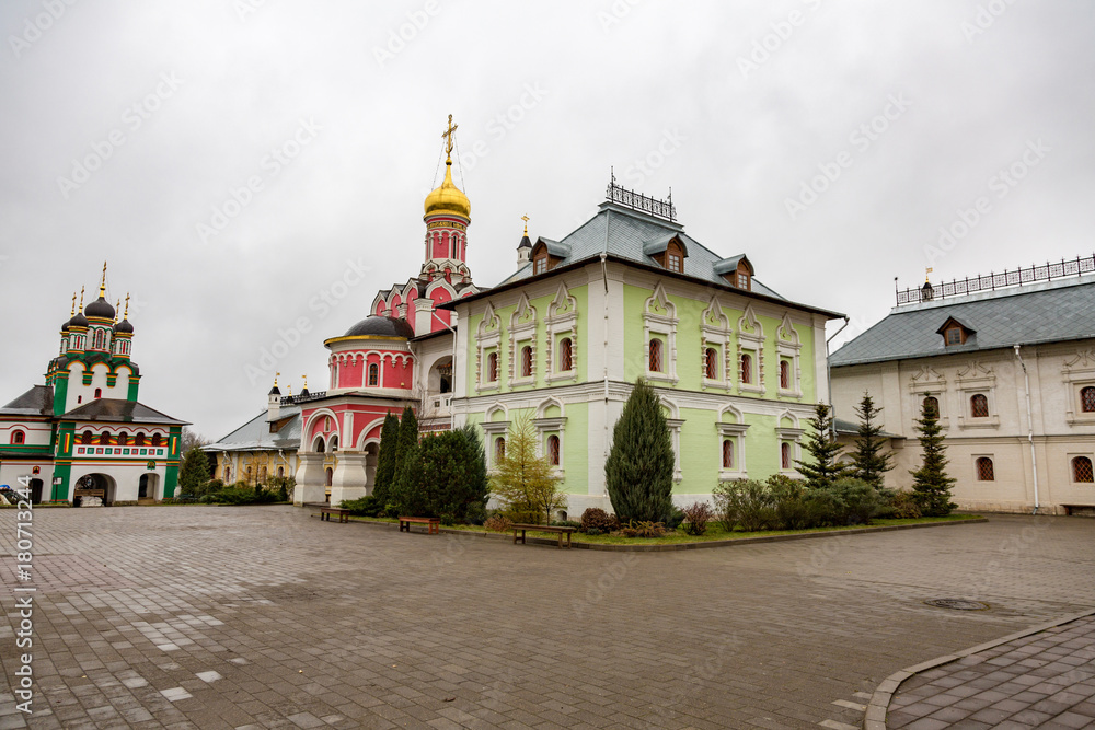 PAVLOVSKAYA SLOBODA, RUSSIA - NOVEMBER 11, 2017: Temple of the Annunciation of the Blessed Virgin Mary

