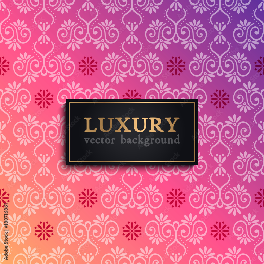 Ethnic floral seamless pattern with mandalas Ethnic floral seamless pattern with mandalas