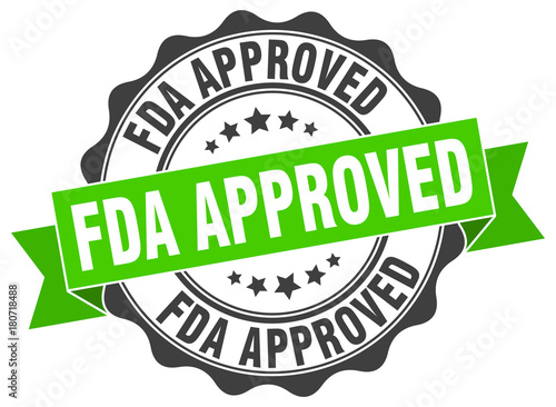 fda approved stamp. sign. seal