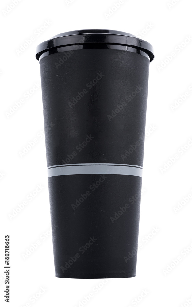 Disposable coffee cup isolated on white Disposable coffee cup isolated on white