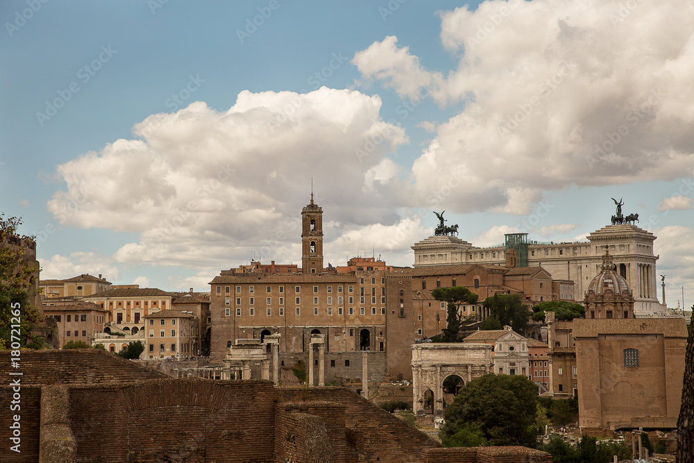 View of Rome, Italy .