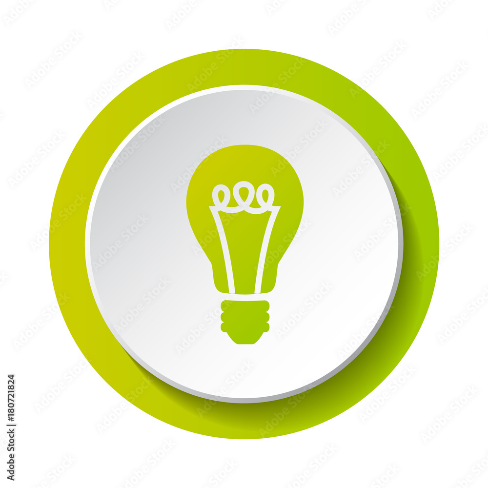 Bulb (symbol of an idea) - icon isolated on white background. Vector. Bulb (symbol of an idea) - icon isolated on white background. Vector.