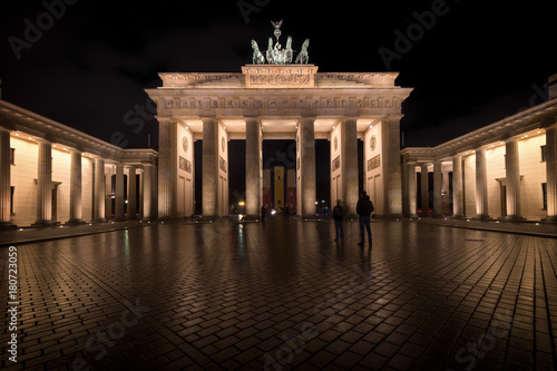 Brandenburger Tor Berlin bei Nacht