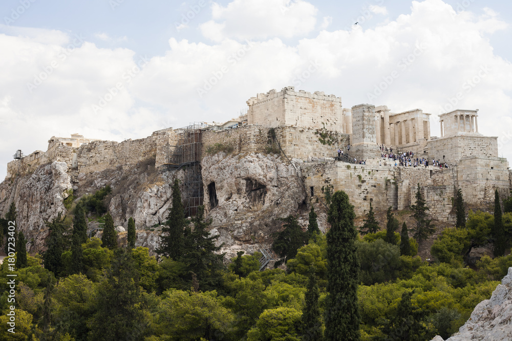 View of the ancient Acropolis