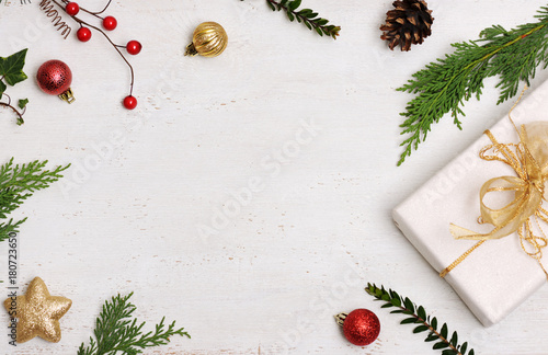 Wallpaper Mural christmas items background Torontodigital.ca