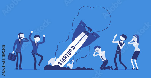 Startup rocket crash