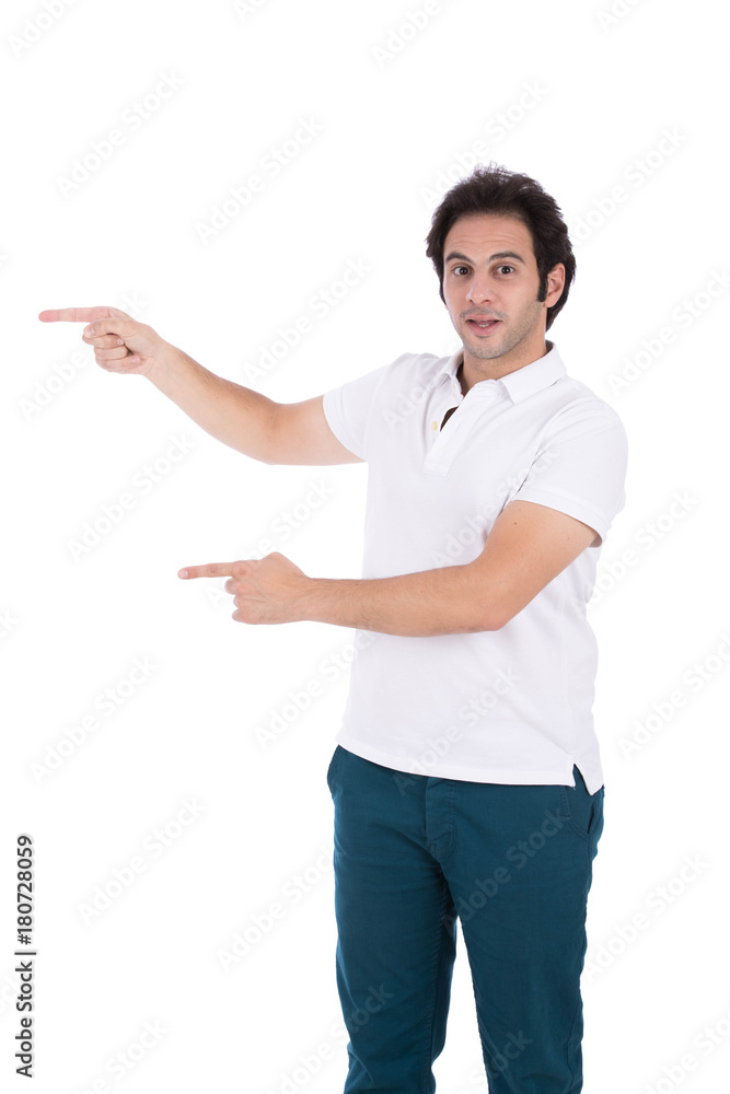 pointing to side pointing to side