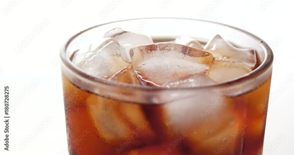 Iced soft drink isolated on white background Iced soft drink isolated on white background