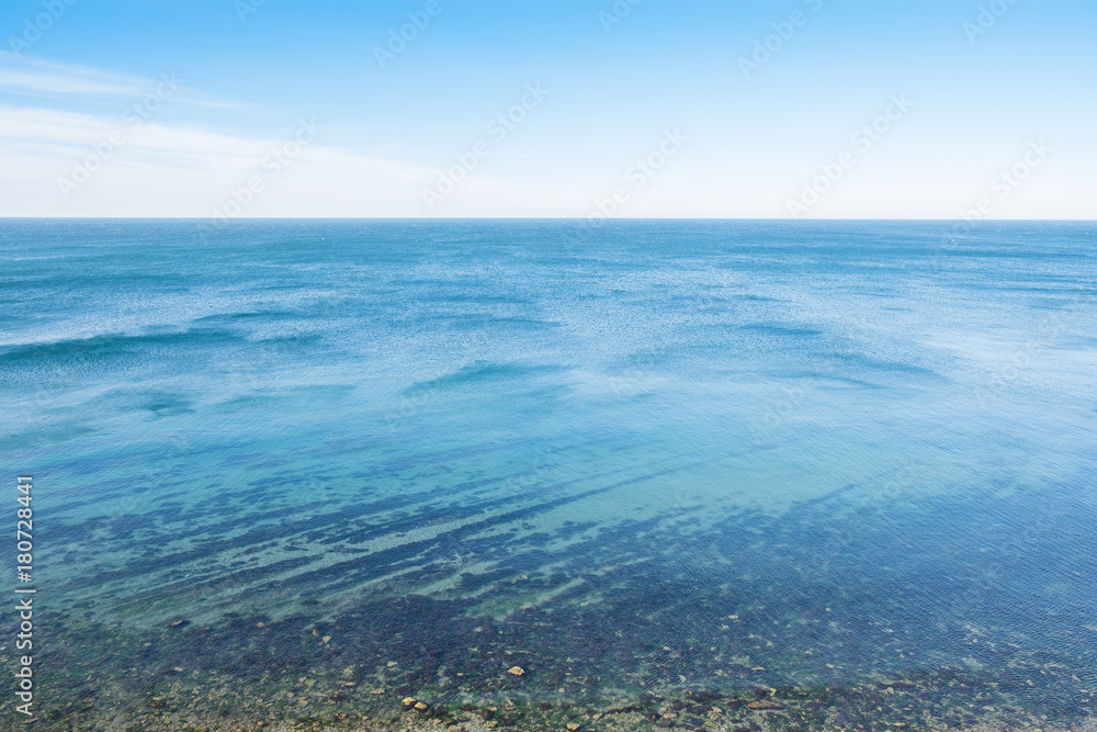 Horizon line - between sky and water