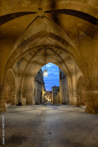 streets of the Knights in the old town of  Rhodes