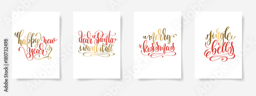 happy new year, dear santa i want it all, merry kissmas, jingle 