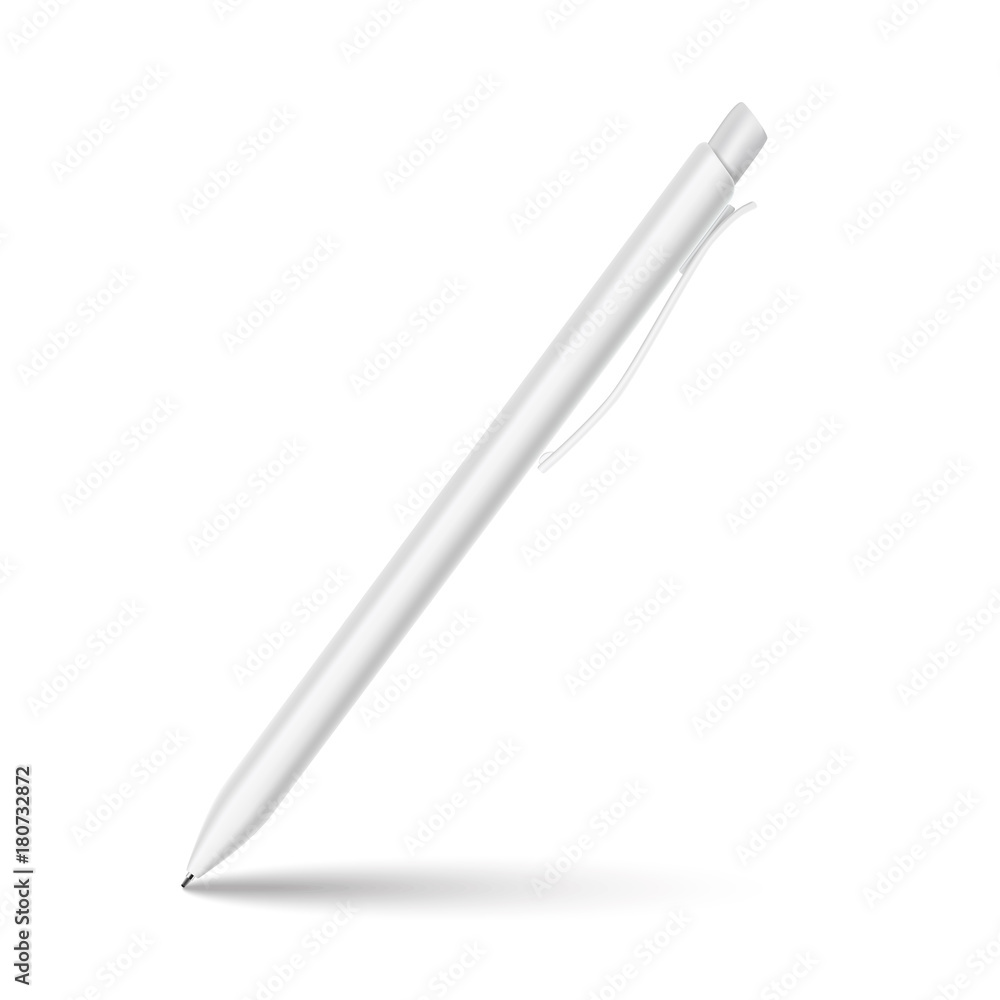 Vector white pen Vector white pen