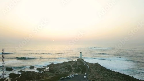 drone  over the ocean photo