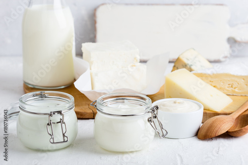  Yoghurt. Fresh organic dairy products