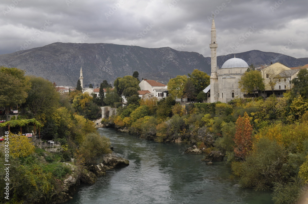 Mostar - a city in Bosnia and Herzegovina