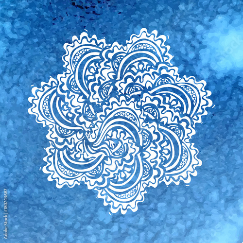 Beautiful vintage round pattern