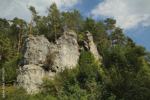 Rock formation near Rieden, Upper Palatinate, Germany photo