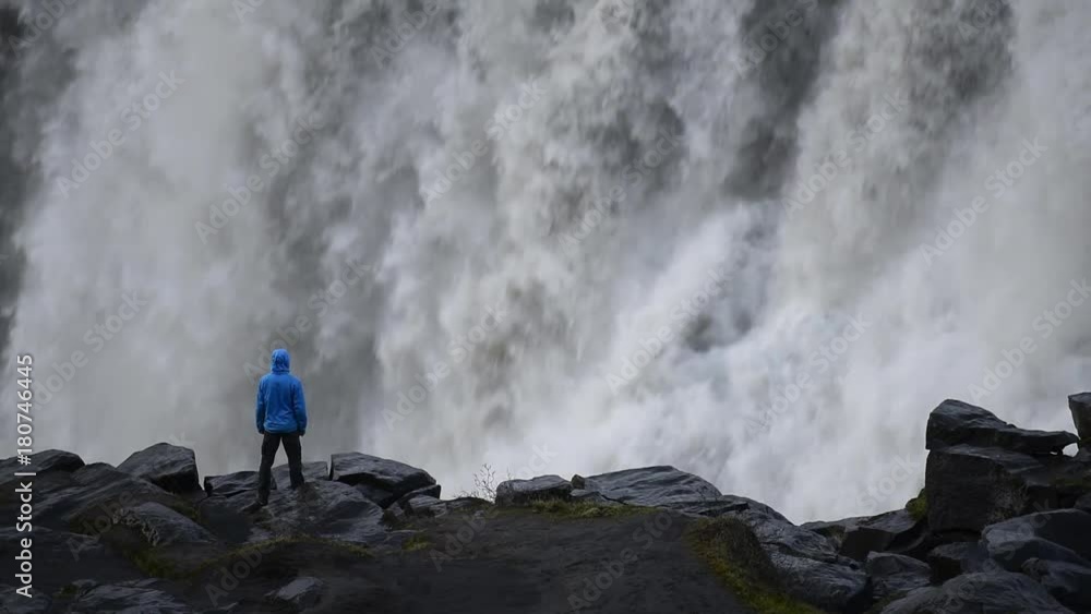Dettifoss - most powerful waterfall in Europe Dettifoss - most powerful waterfall in Europe