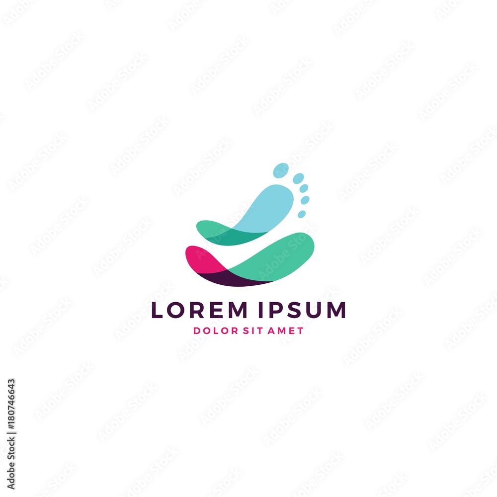 foot feet podiatric logo vector foot feet podiatric logo vector