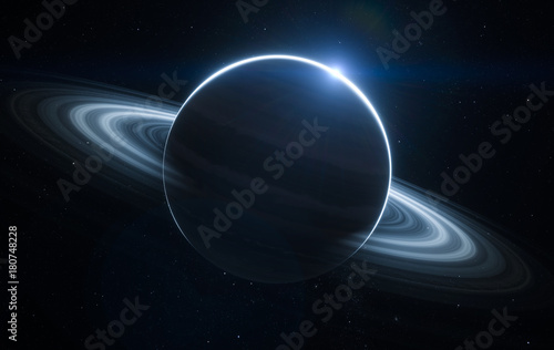 Fototapeta Naklejka Na Ścianę i Meble -  Saturn - Planet with rings